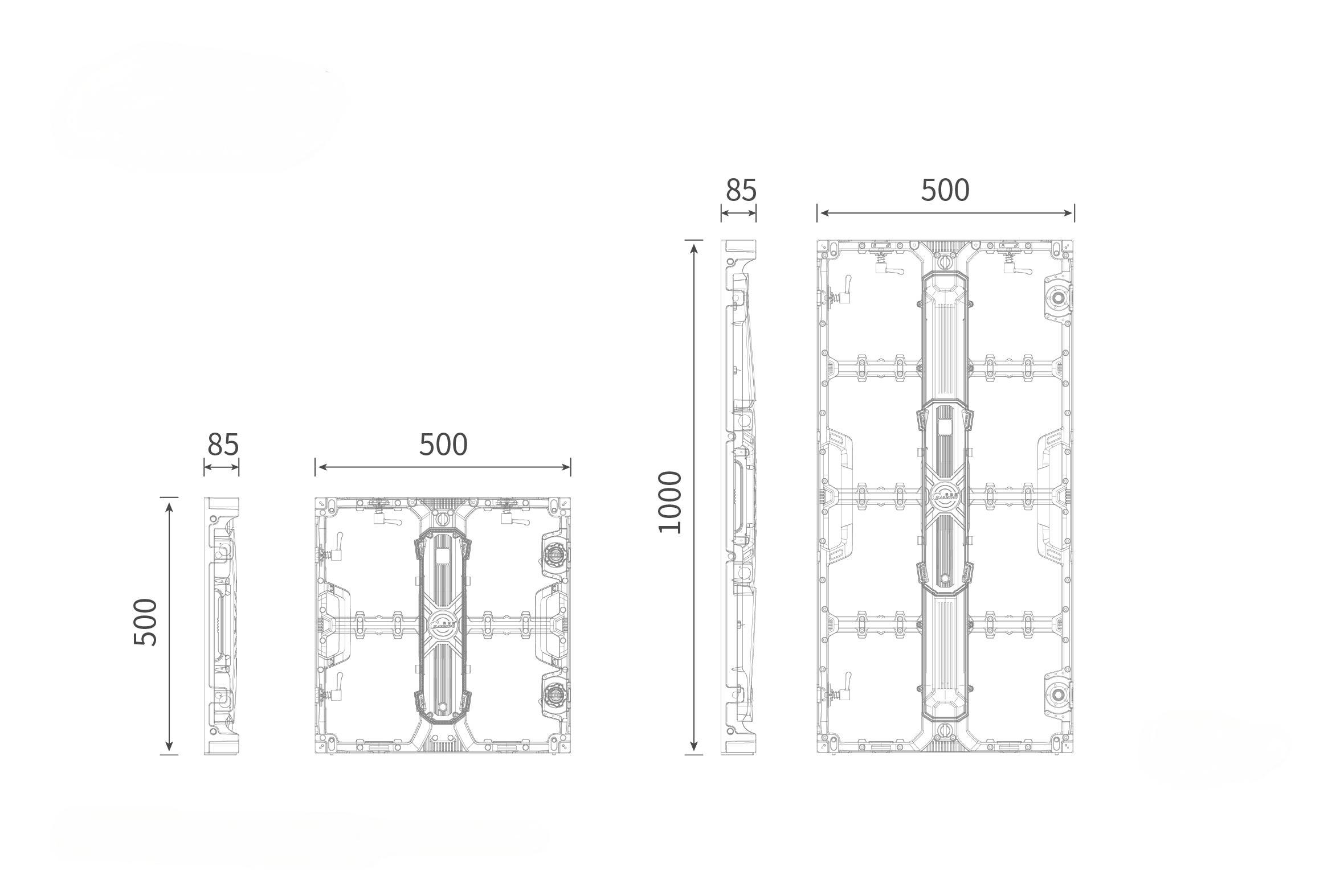 P3.91-H Series LED Display sizes P3.91-H Series LED Display sizes