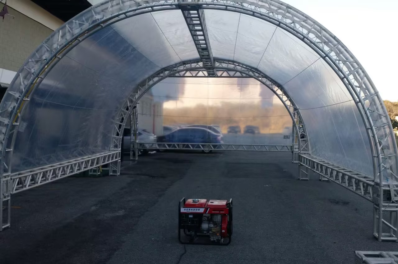 Concert Tunnel Roofing Truss